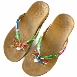 Vionic Rest Bella Floral Sandal Flip Flop Size 5